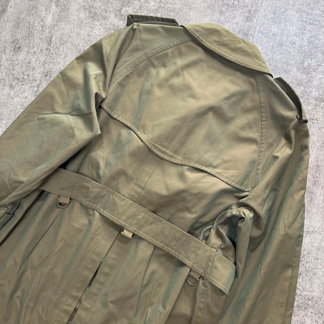 Burberry バーバリー　ヴィンテージ　トレンチコート　玉虫　大きめサイズ