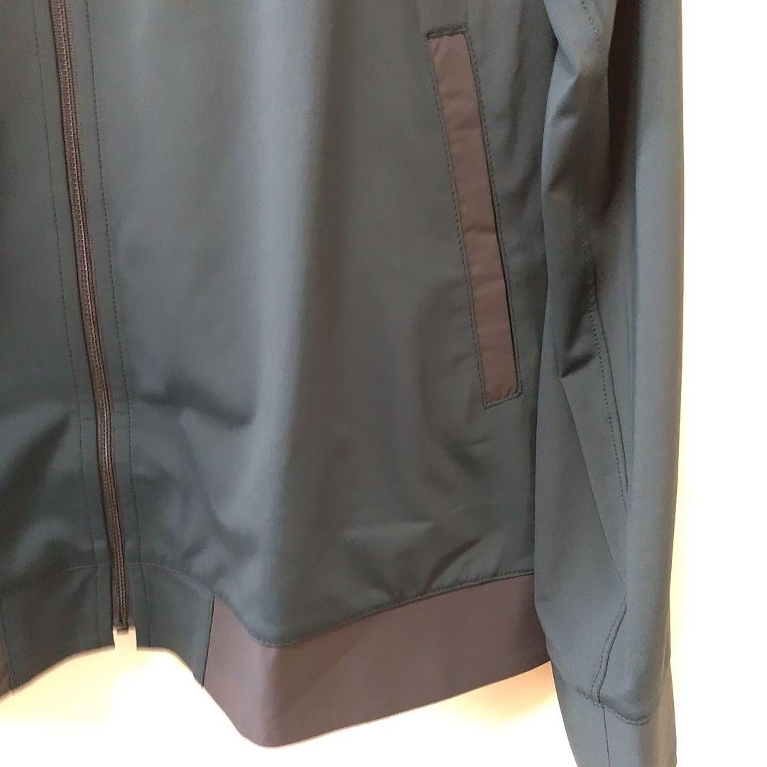 【新品タグ付き】 ダークグリーンジップブルゾン 03/L