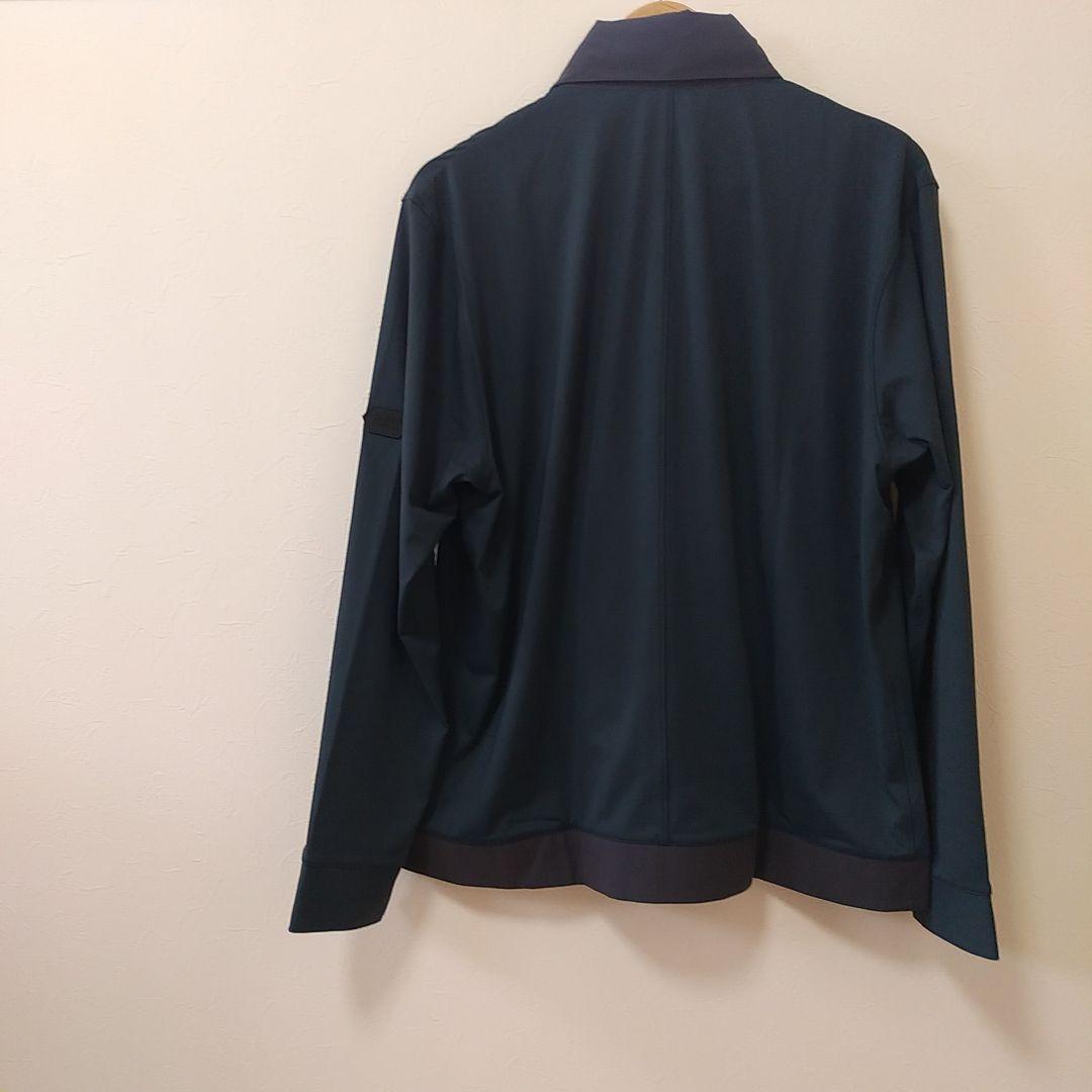 【新品タグ付き】 ダークグリーンジップブルゾン 03/L