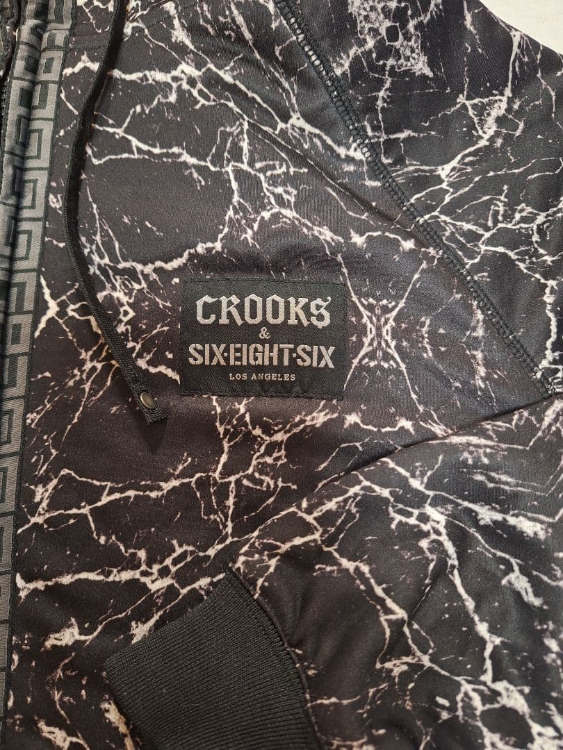 ★マシュ★　686 CROOKS&CASTLES コラボ 撥水パーカー