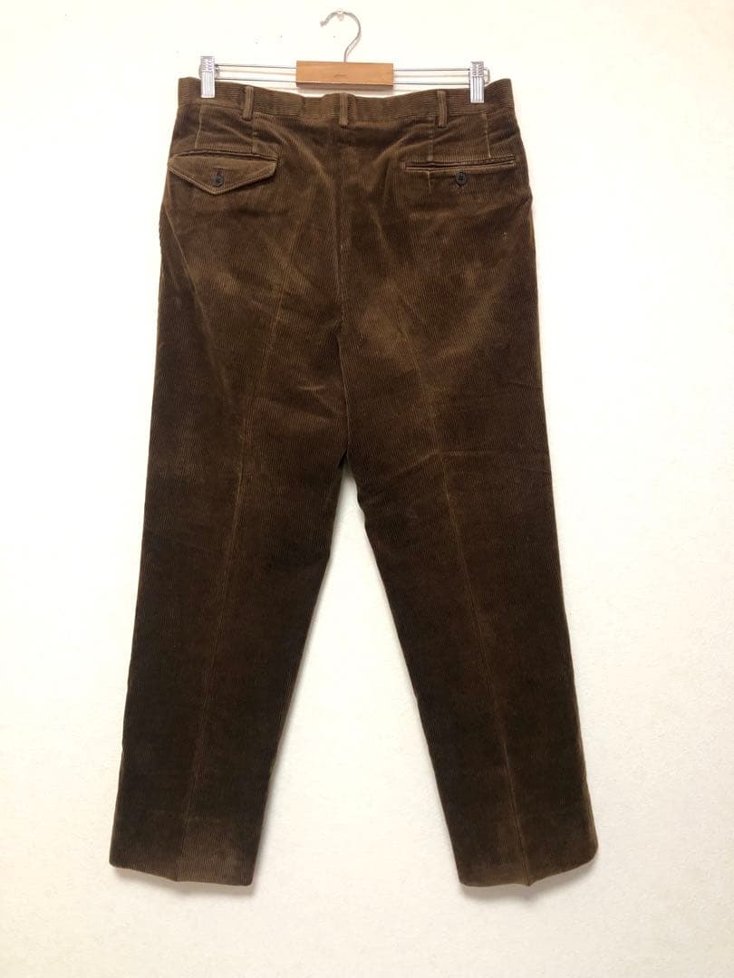 専用 Aquascutum コーデュロイ パンツ ブラウン ツータック 85