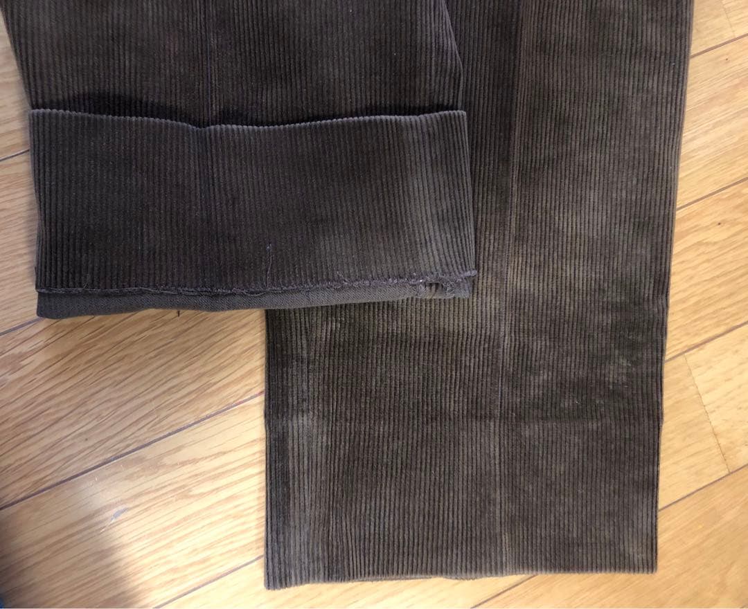 専用 Aquascutum コーデュロイ パンツ ブラウン ツータック 85