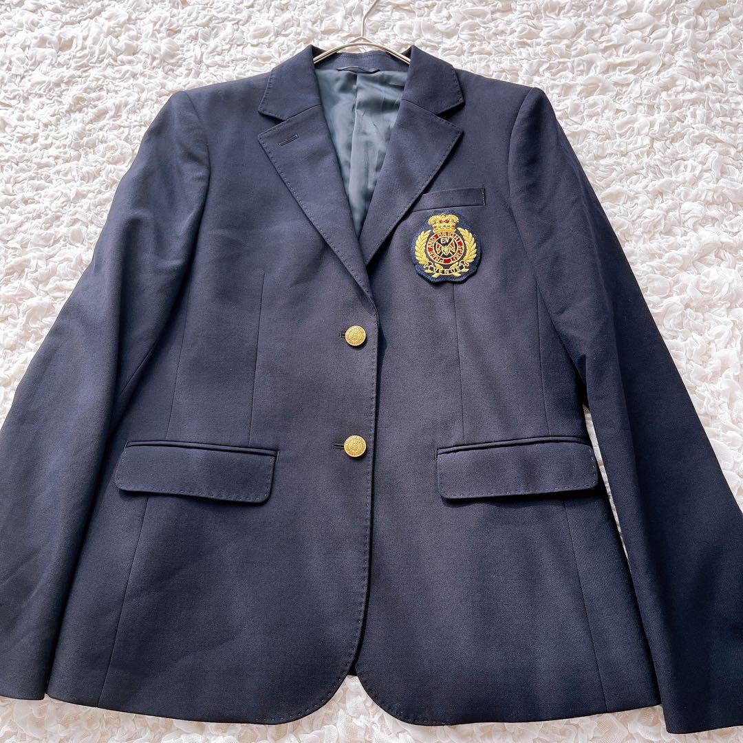 極美品 高級 EASTBOY ヴィーナス 紺ブレ 金ボタン エンブレム 金釦