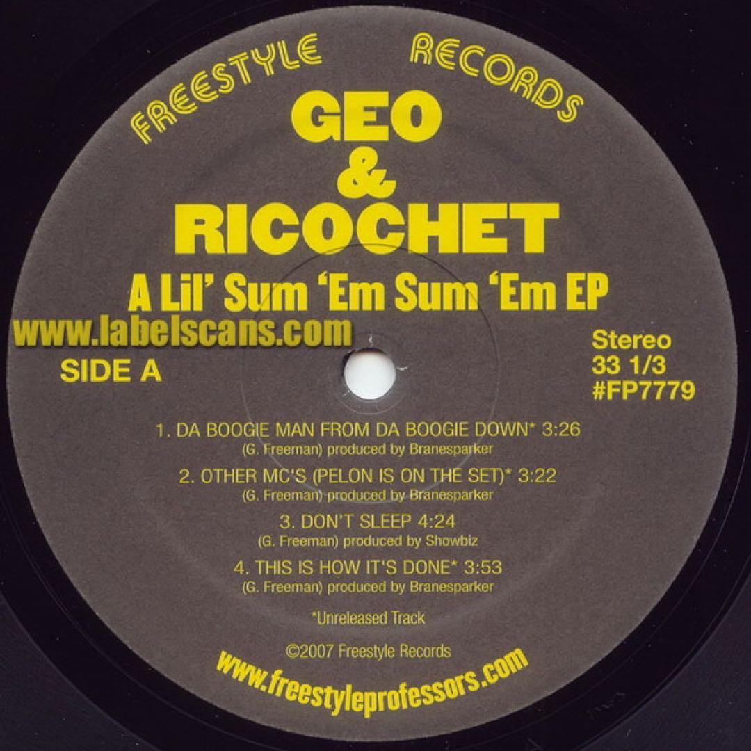 洋楽 Geo & Ricochet / A Lil' Sum 'Em Sum 'Em