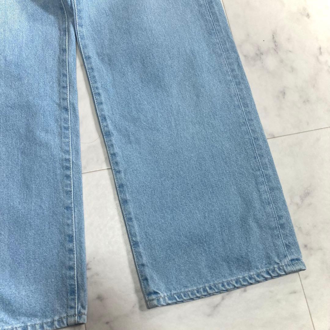 美品 フレームワーク 23SS デニムストレートパンツ 36
