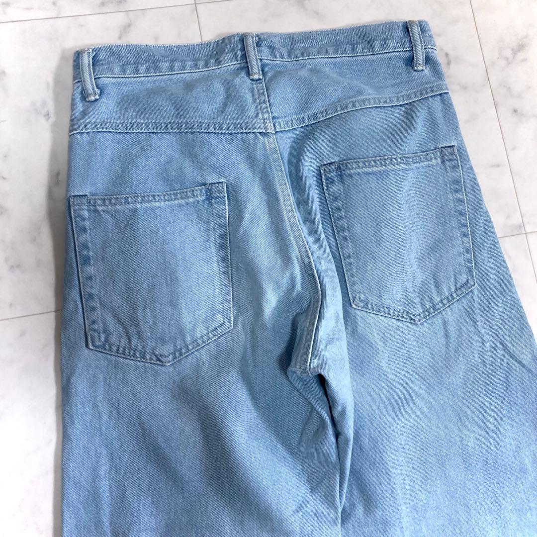 美品 フレームワーク 23SS デニムストレートパンツ 36