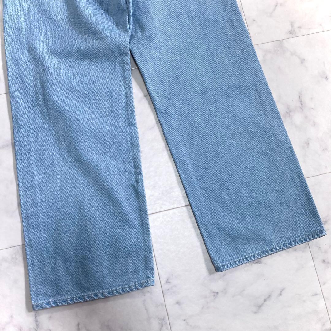 美品 フレームワーク 23SS デニムストレートパンツ 36