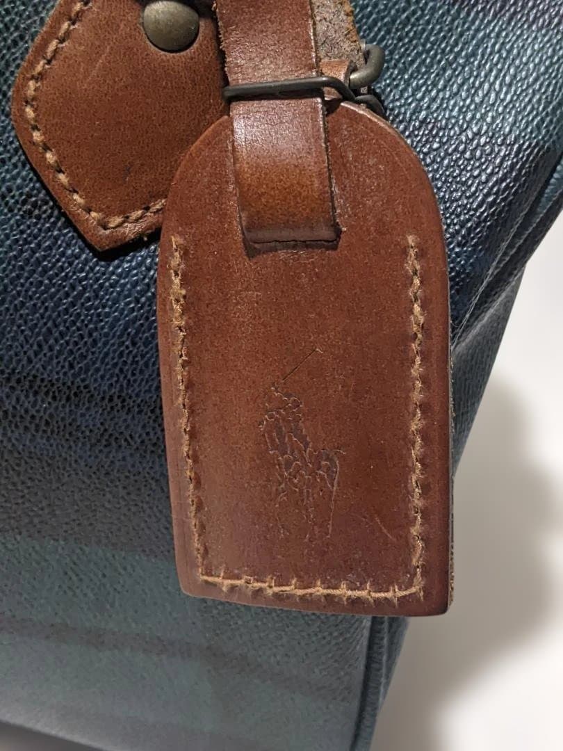 ●RALPH LAUREN 　ラルフローレン タータンチェック ミニボストン
