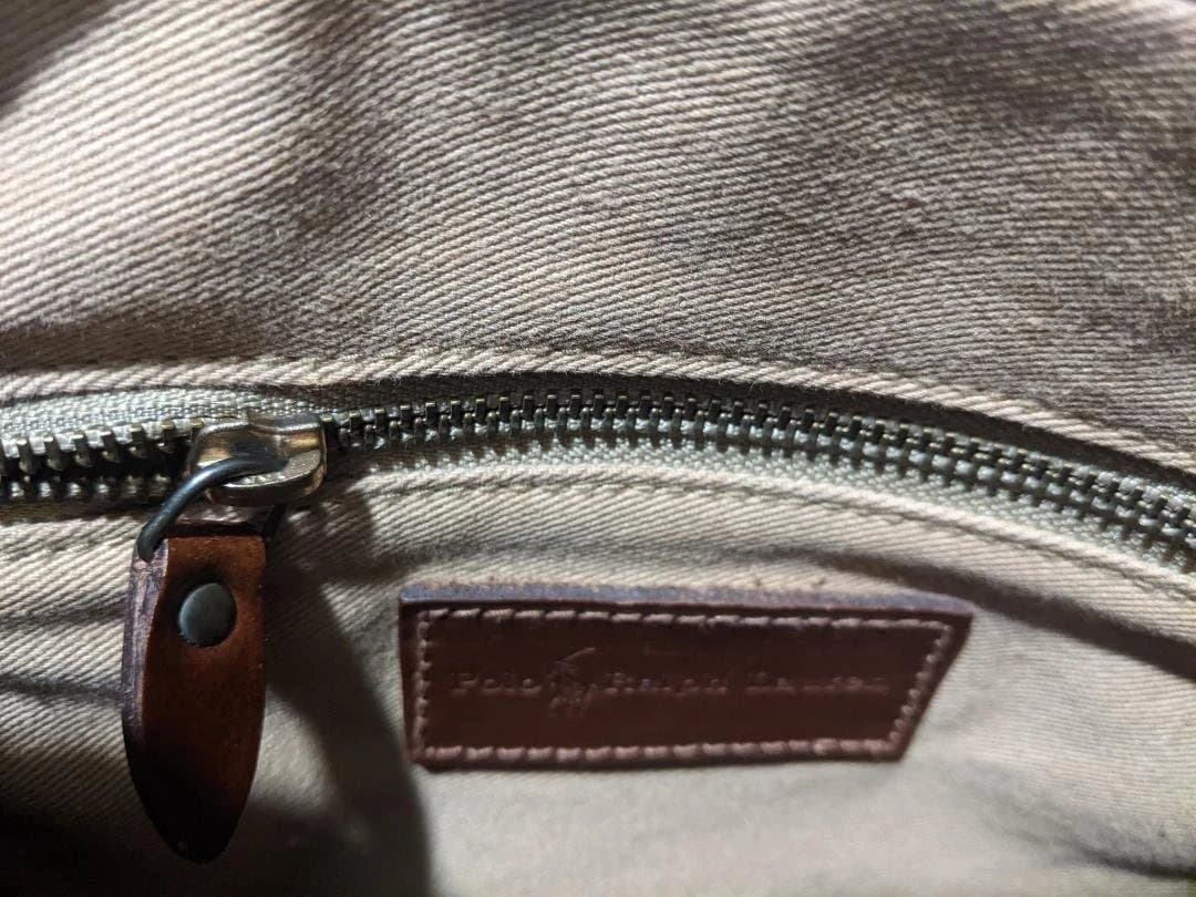 ●RALPH LAUREN 　ラルフローレン タータンチェック ミニボストン