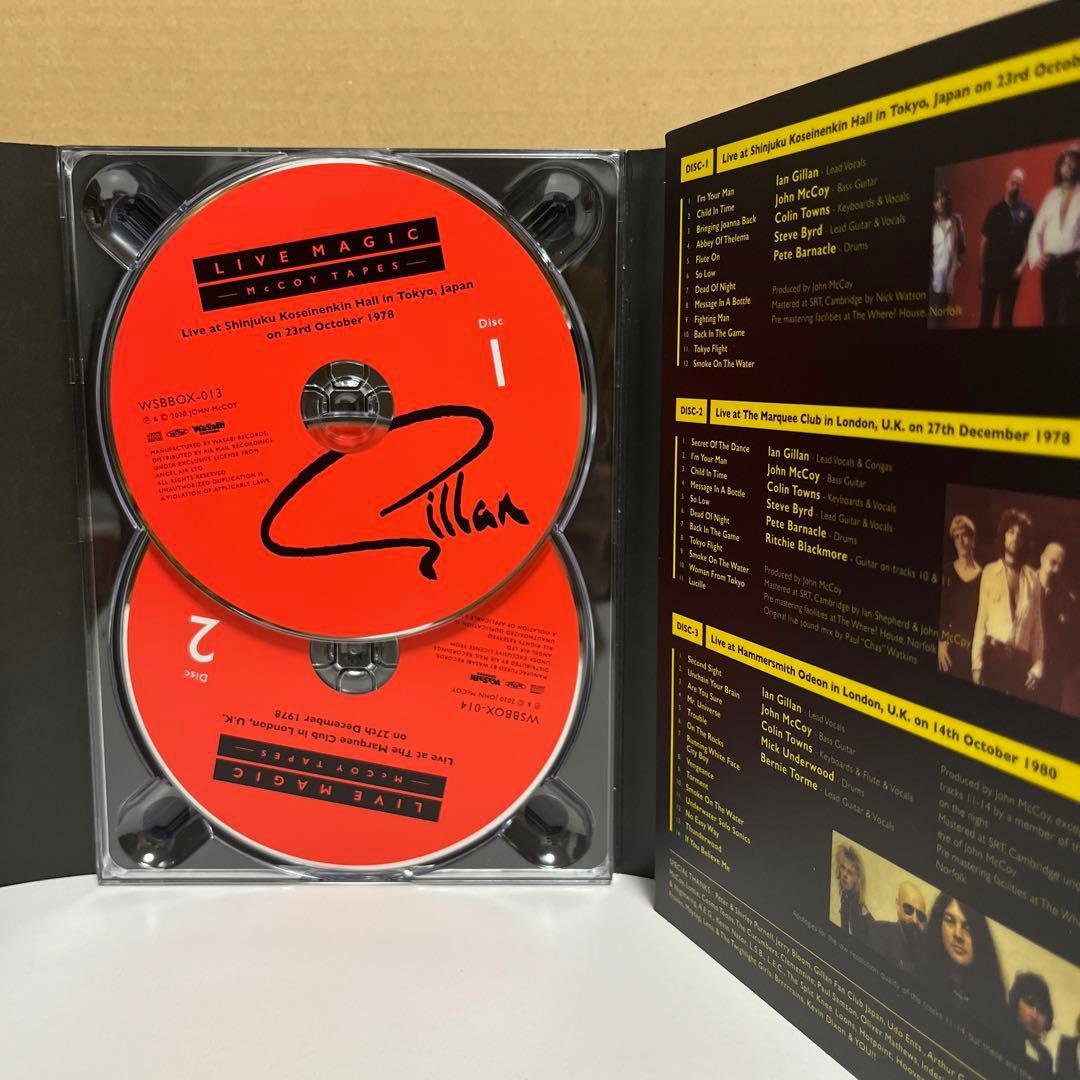 ギラン/ライヴ・マジック/オフィシャル・ブートレグ 国内盤6CD＋特典8cmCD