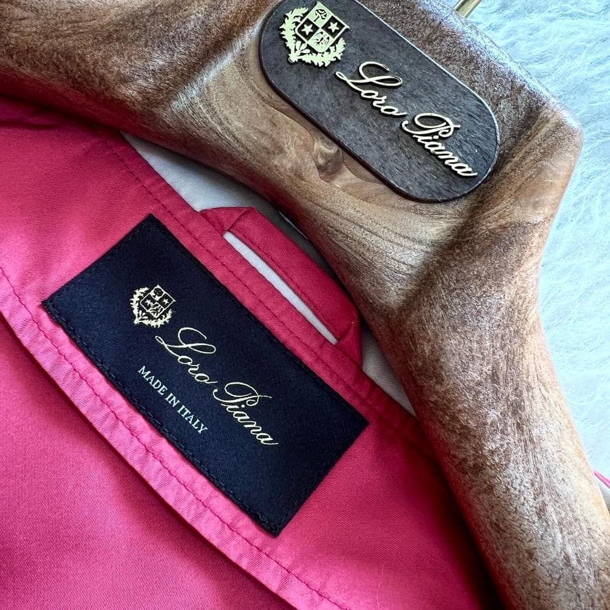 極美品★LOROPIANA★撥水★本革★ハーフコート★ブルゾン★ジャケット