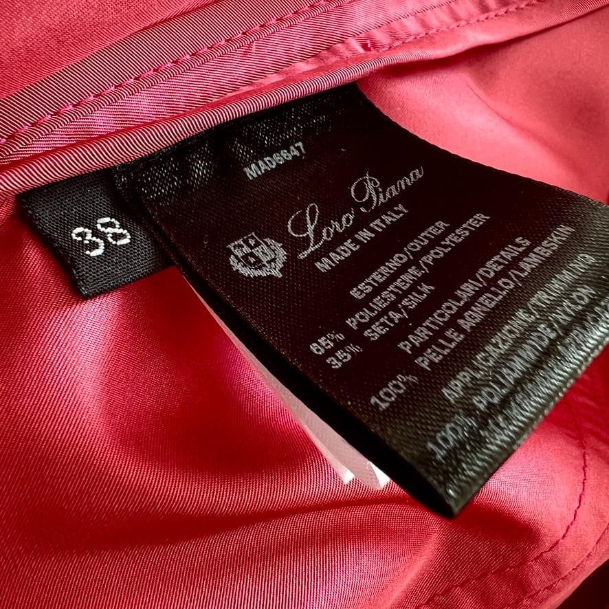 極美品★LOROPIANA★撥水★本革★ハーフコート★ブルゾン★ジャケット