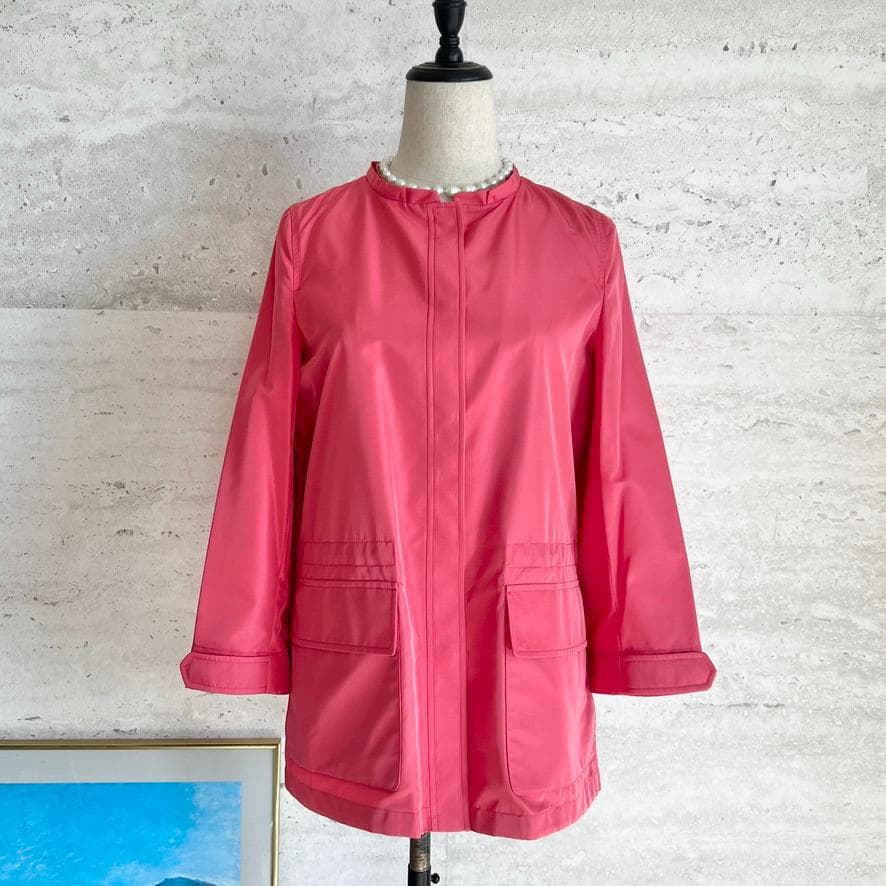 極美品★LOROPIANA★撥水★本革★ハーフコート★ブルゾン★ジャケット