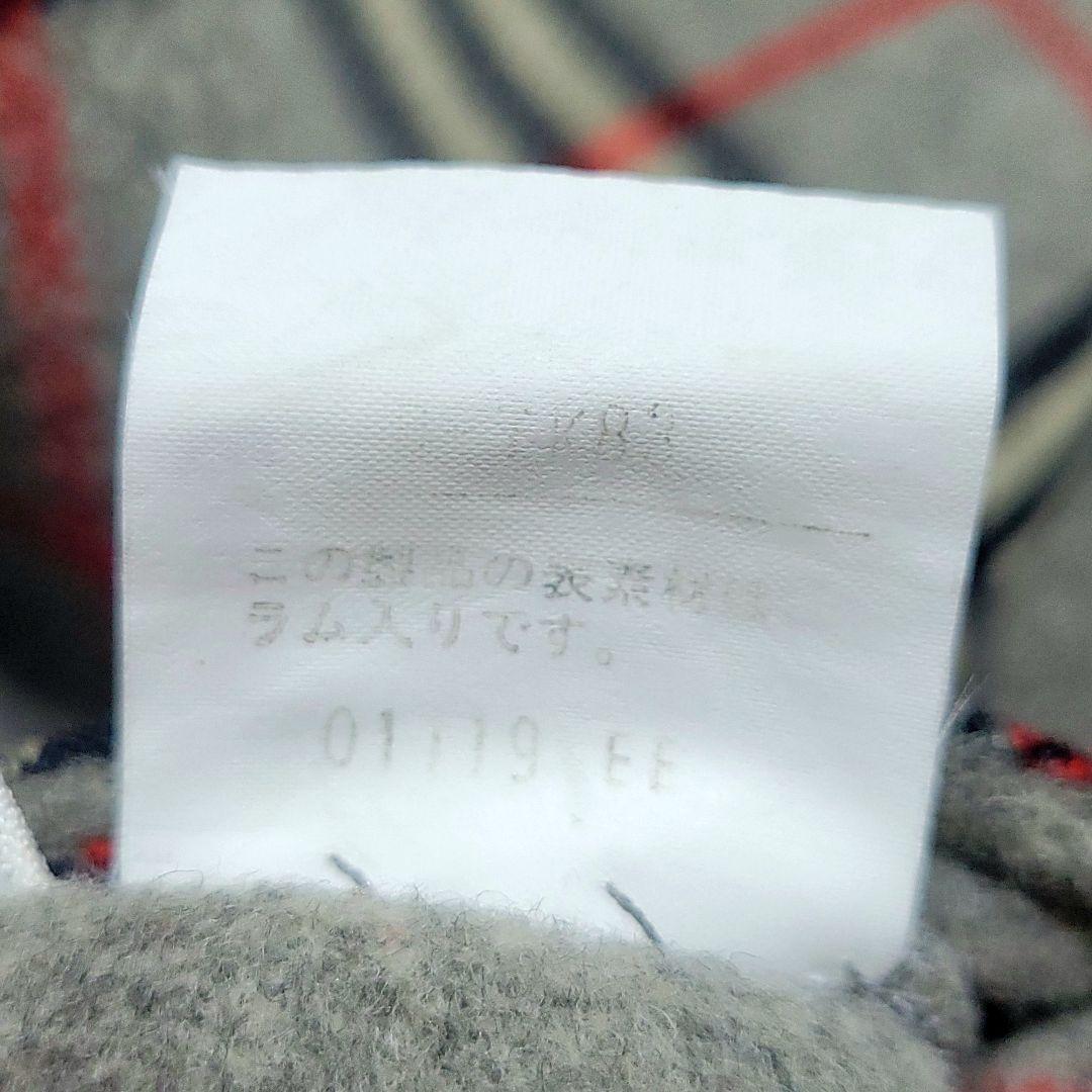 BURBERRY　ウールコート ノバチェック　リバーシブル 大きいサイズ グレー