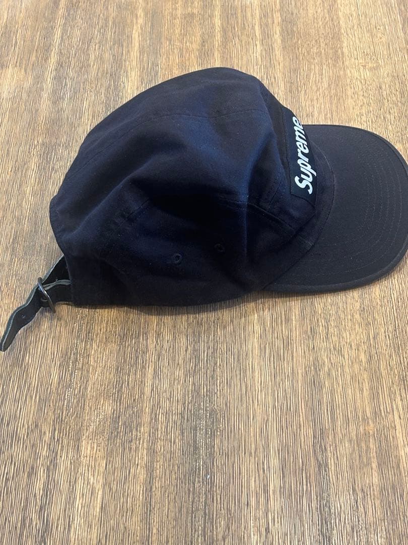 Supreme 黒キャップ 調整可能