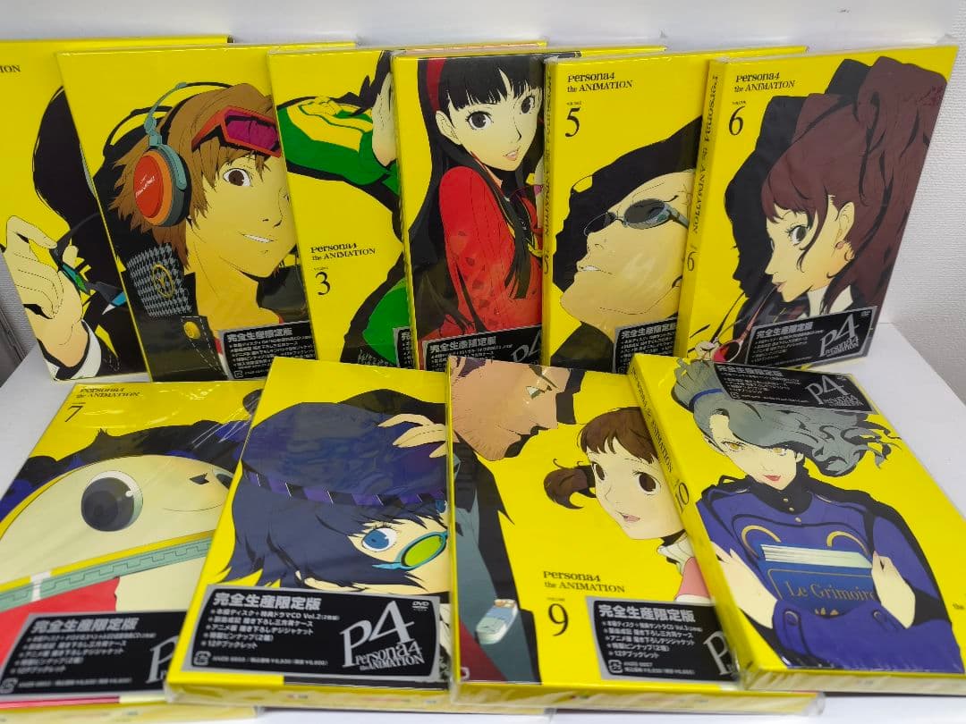 ペルソナ4 DVD 全10巻 収納BOX付き