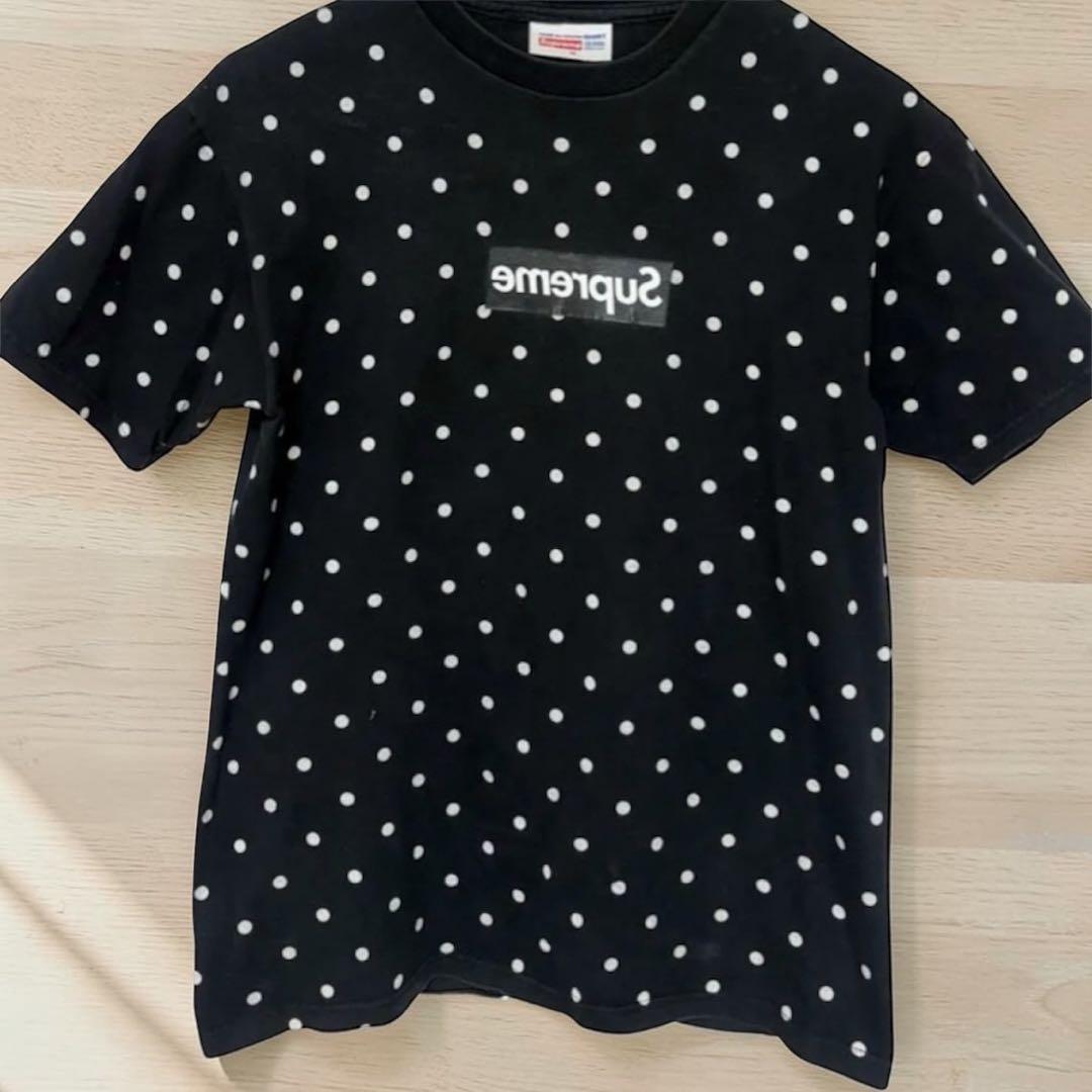 SUPREME COMMEdesGARCCONS Tシャツ 白/黒 2枚セット