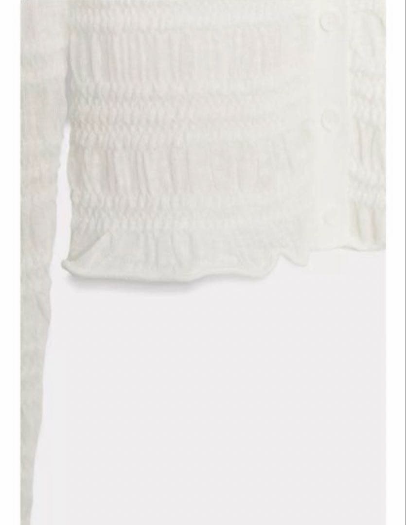 【新品】ZARA ザラ ハニカムニットカーディガン