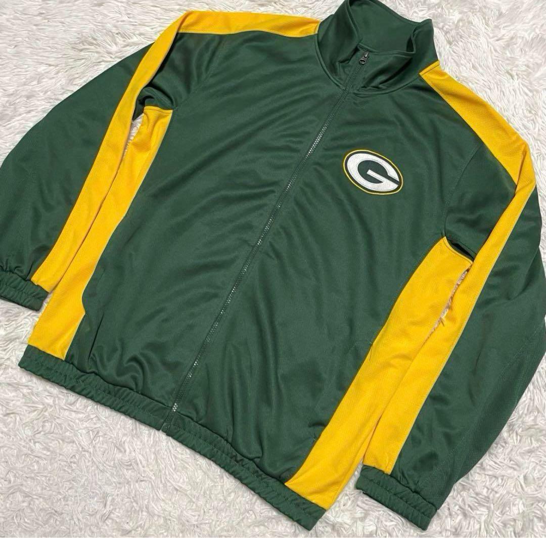 大人気✨NFLパッカーズ トラックジャケット ジャージ グリーン XL 緑