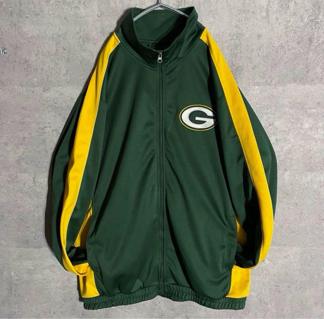 大人気✨NFLパッカーズ トラックジャケット ジャージ グリーン XL 緑
