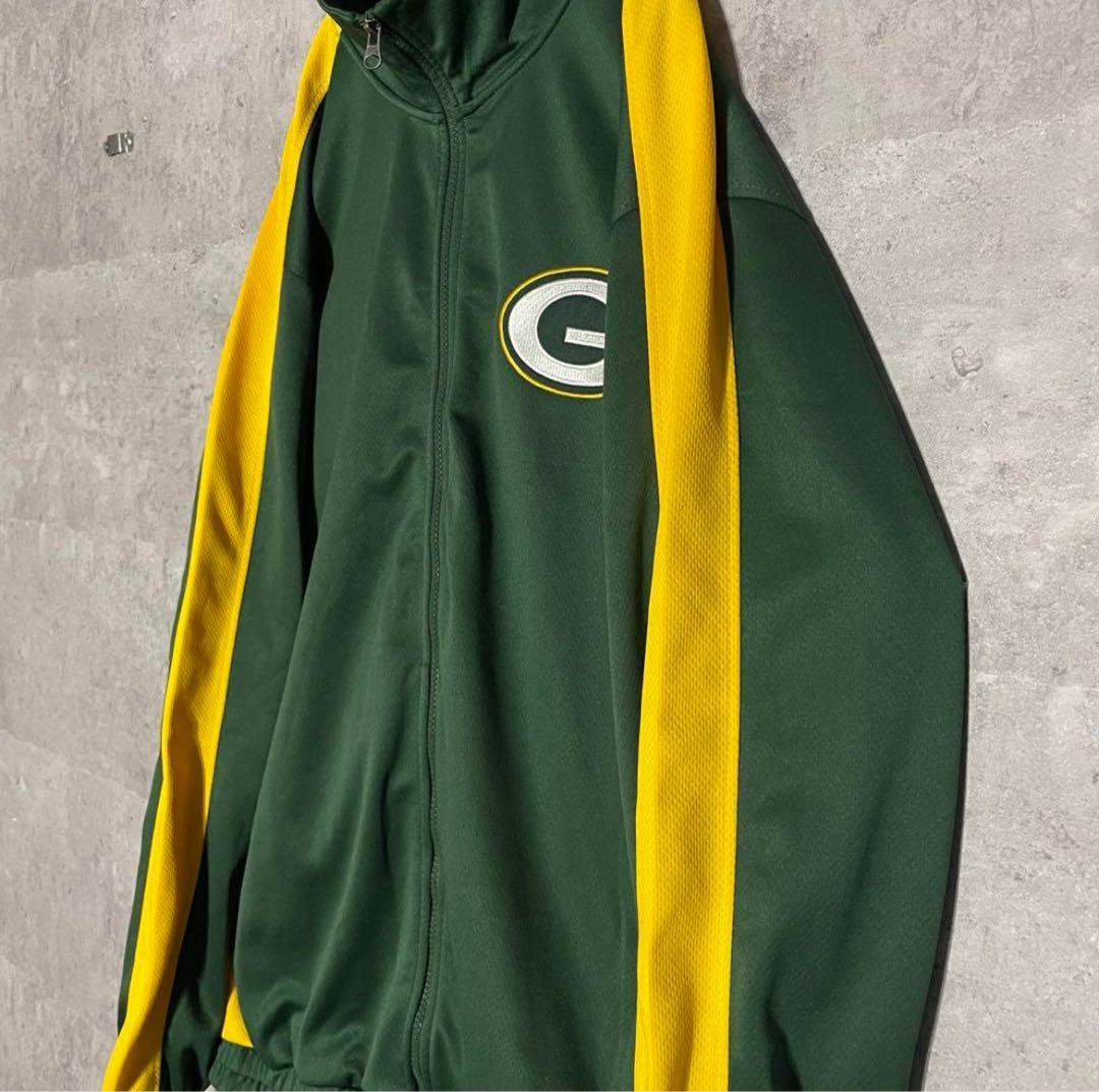 大人気✨NFLパッカーズ トラックジャケット ジャージ グリーン XL 緑