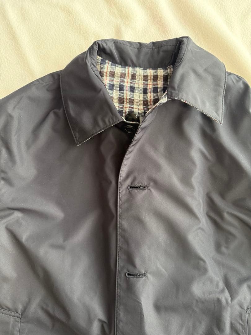 未使用タグ付 Aquascutum アクアスキュータム リバーシブルコート