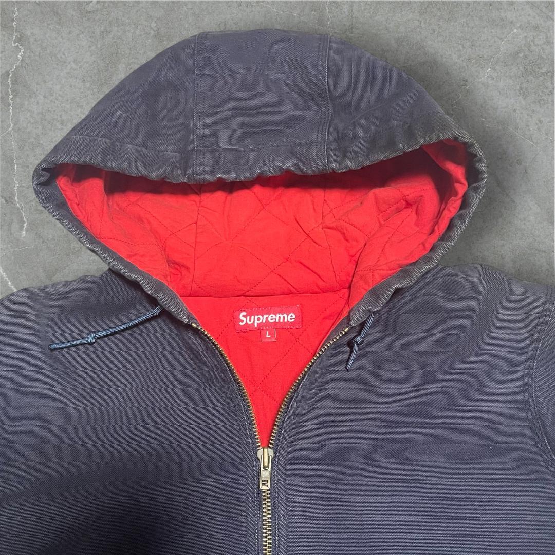 ジャケット・アウター Supreme Red Built Hooded Duck Jacket