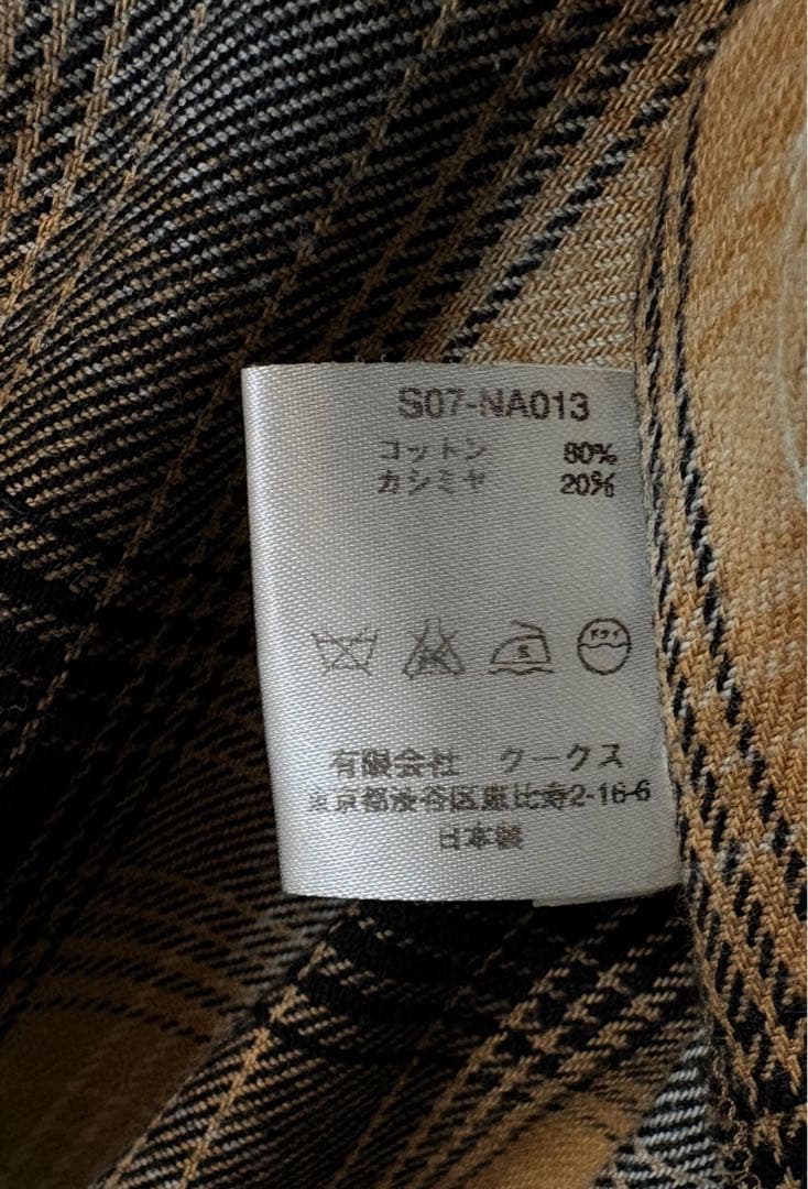 ナンバーナイン　コットンカシミアストール