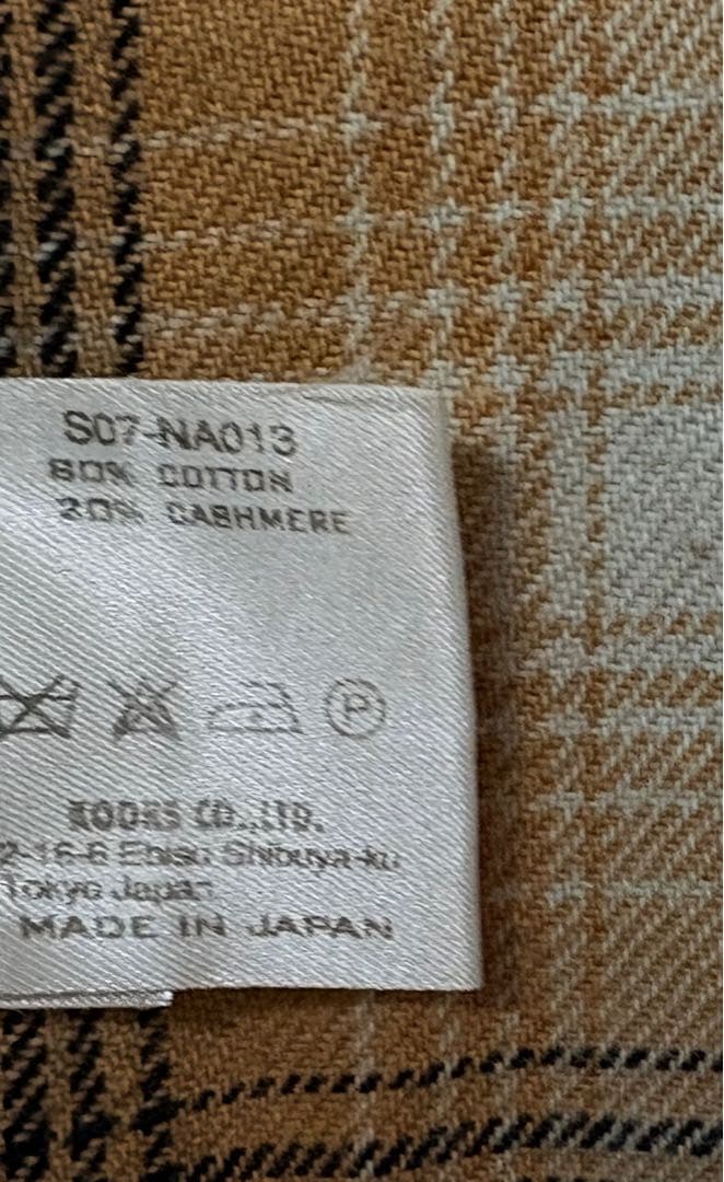 ナンバーナイン　コットンカシミアストール