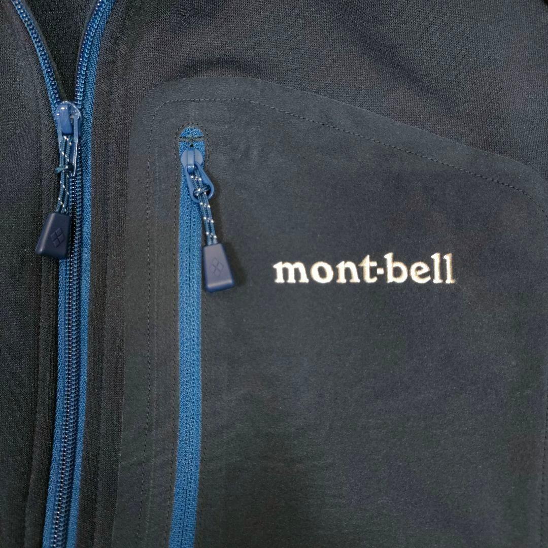 【美品】mont-bell◆マウンテン ジャージ ジャケット◆L~XL/ネイビー