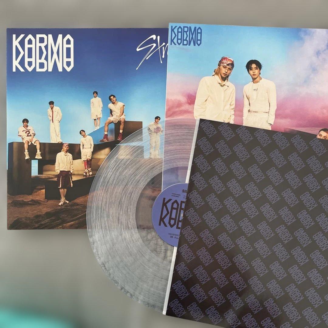 Straykids KARMA レコード CRYSTAL CLEAR VINYL