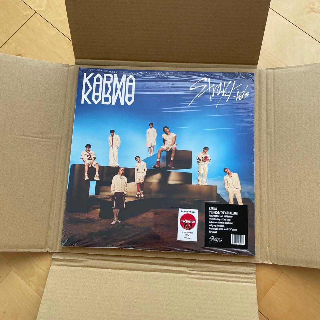 Straykids KARMA レコード CRYSTAL CLEAR VINYL