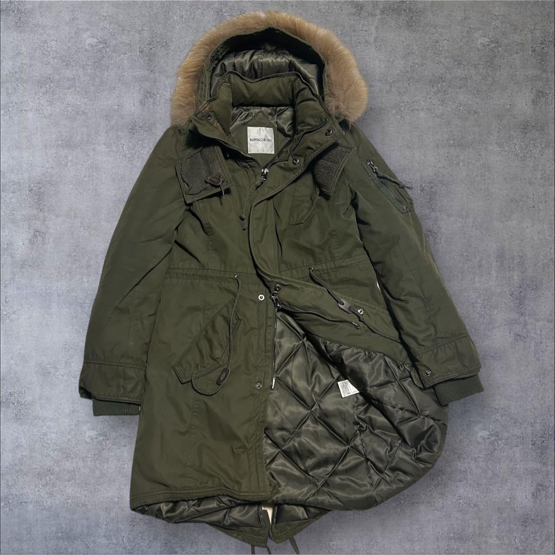 美品】BUFFALO BOBS モッズコート　ファー　Y2K
