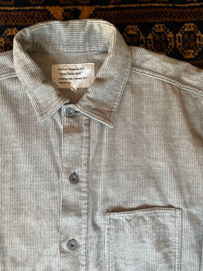 ジャケット・アウター XL MOUNTAIN RESEARCH ARMY DENIM JACKET