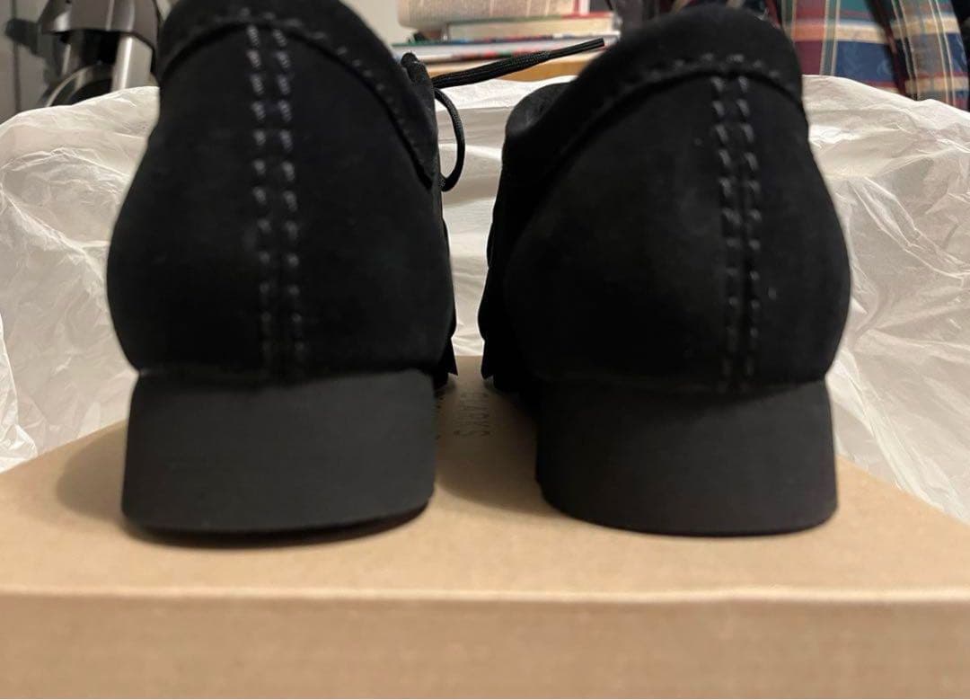 靴 CLARKS ORIGINALS WALLABEE GTX BLACKSUEDE