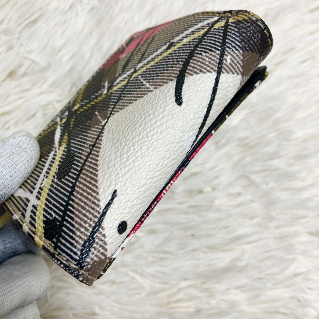 【美品】 ヴィヴィアン 折財布 がま口 チェック柄