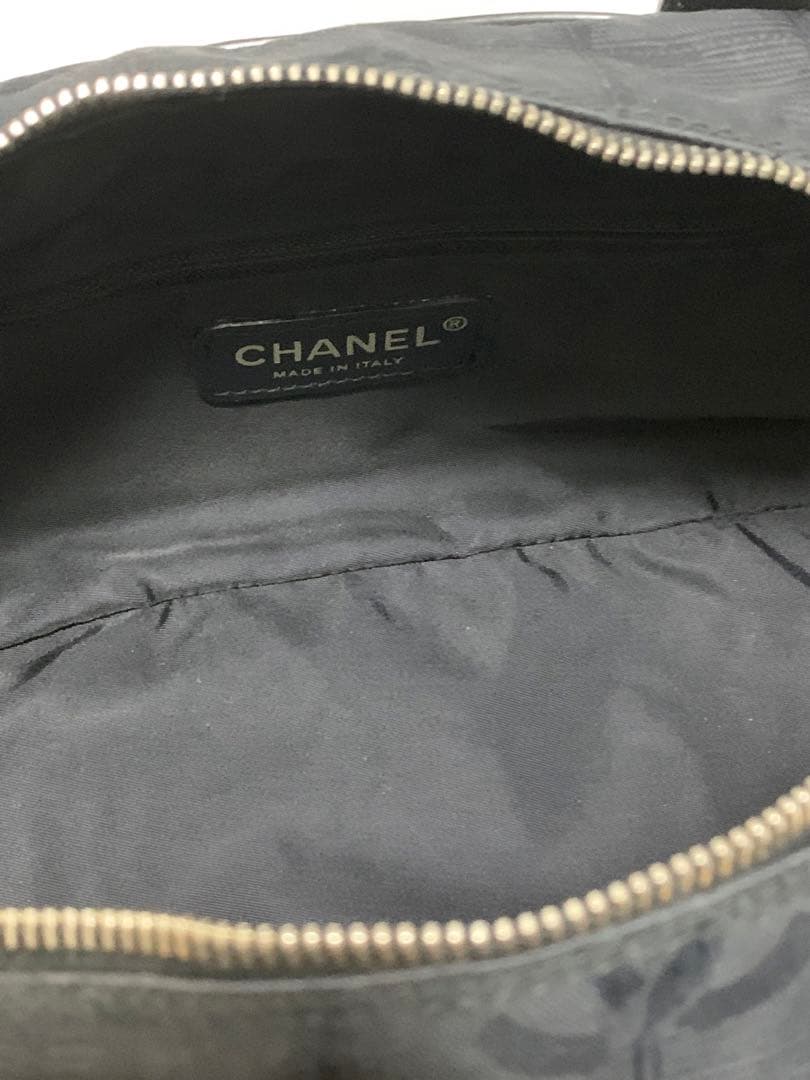 【中古】美品　CHANEL シャネル トラベルラインボストンバッグ