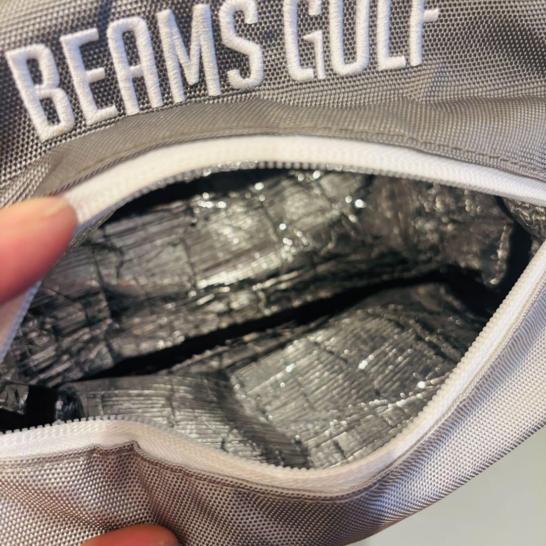 BEAMS GOLF ゴルフバッグ カートバッグ（保冷保温）グレー 廃盤品