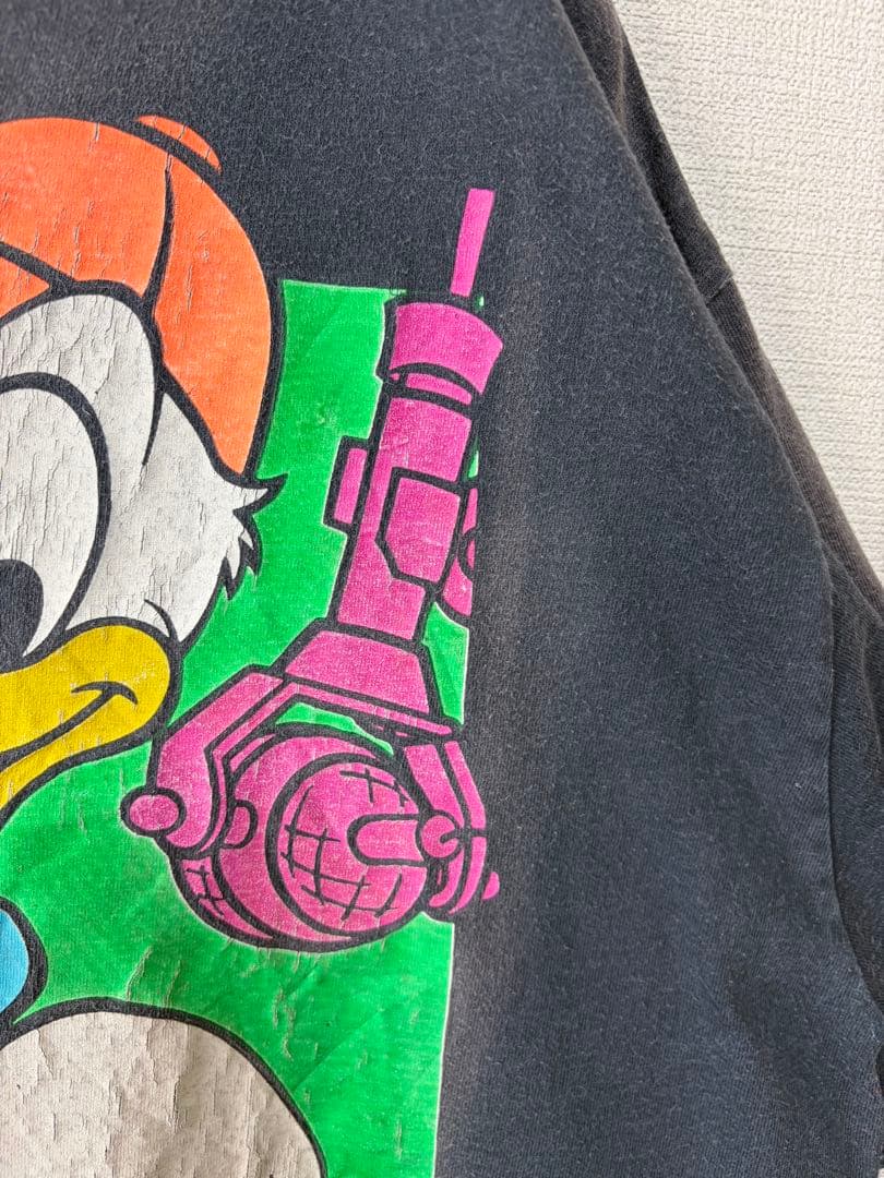 90s USA製 ディズニー ミッキー ドナルド DJ ヴィンテージ Tシャツ