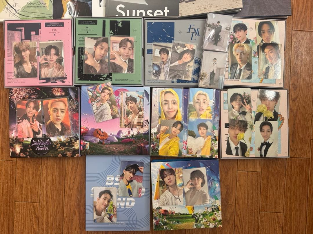 SEVENTEEN アルバム まとめ売り トレカ付き おまけ有り