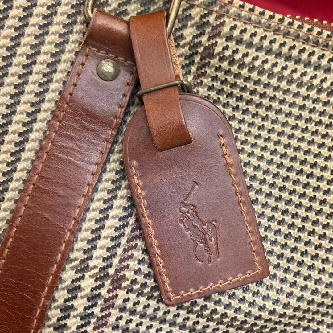 POLO RALPH LAUREN☆ヴィンテージ！ボストンバッグW53㌢