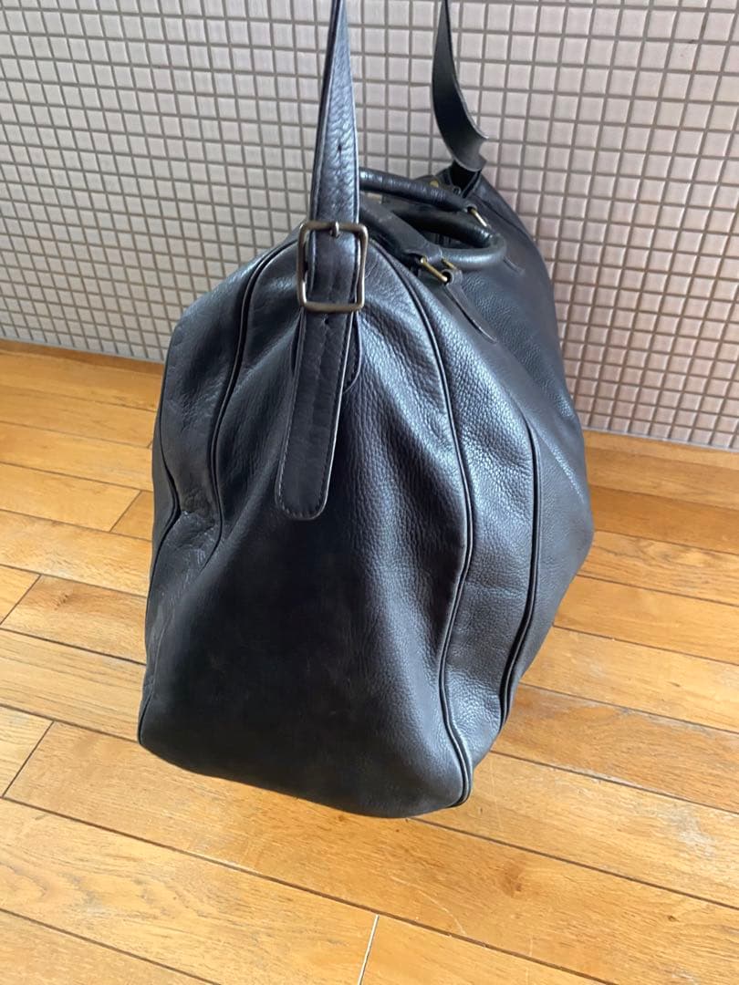 り*た様 90s COMME CA MEN コムサメン レザーボストンバッグ ビ