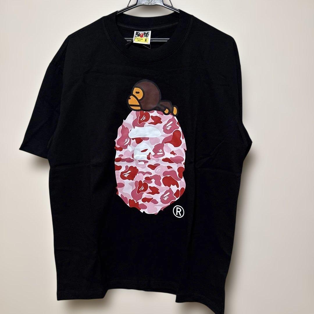 BAPE☆ ABC CAMO MILO ON BIG APE Tシャツ Ｍ