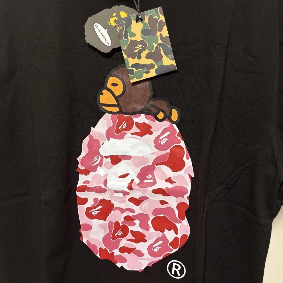 BAPE☆ ABC CAMO MILO ON BIG APE Tシャツ Ｍ
