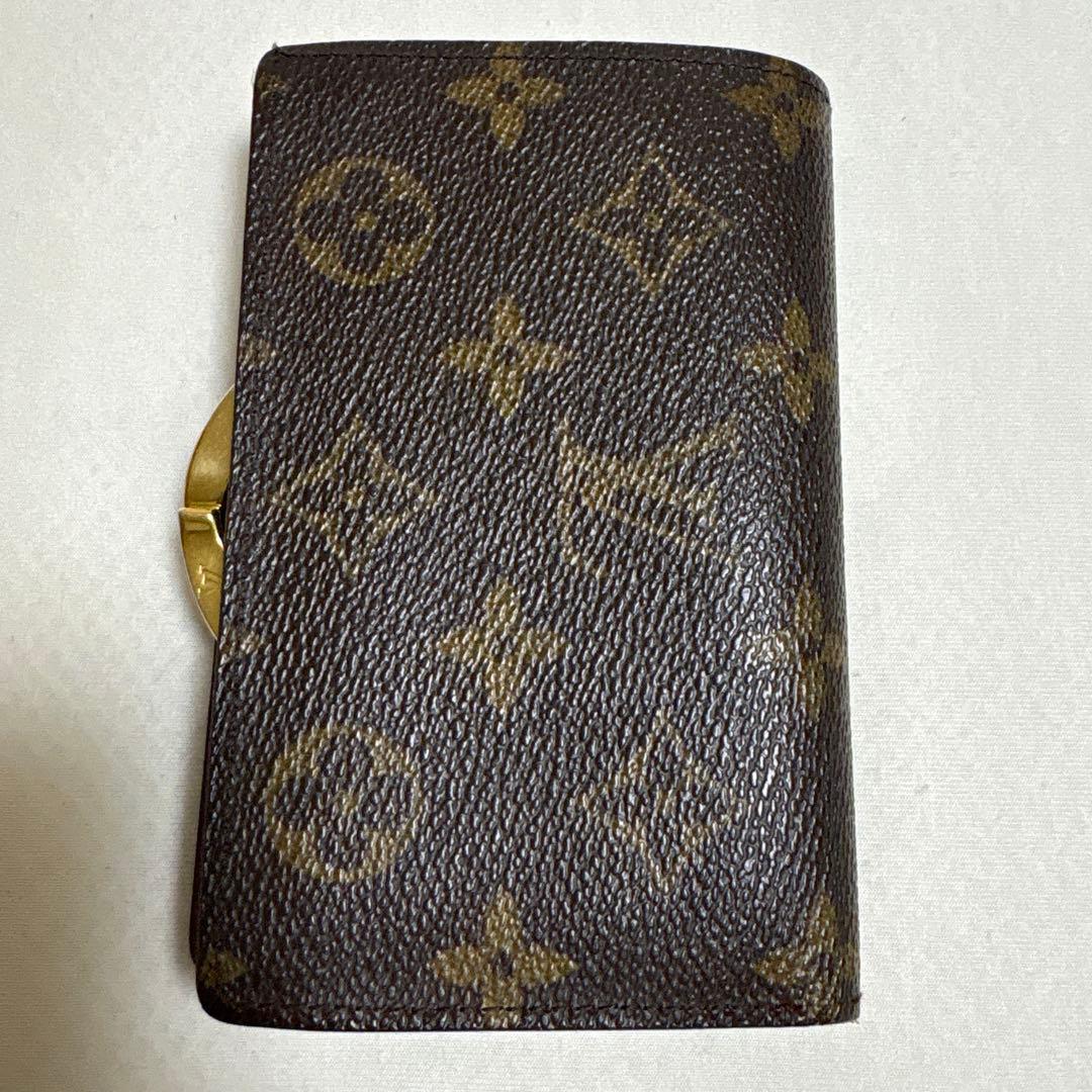 s*i様 「美品」LOUIS VUITTON モノグラム 財布 がま口　二つ折り