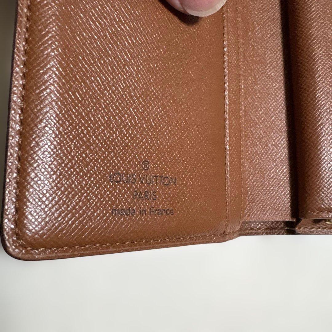 s*i様 「美品」LOUIS VUITTON モノグラム 財布 がま口　二つ折り