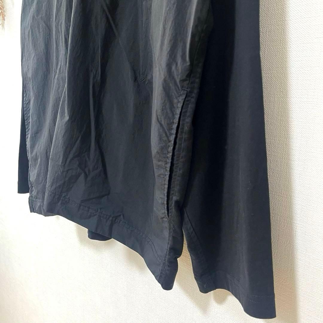 【MUJI labo】セットアップ 異素材 コンビシャツ / イージーパンツ
