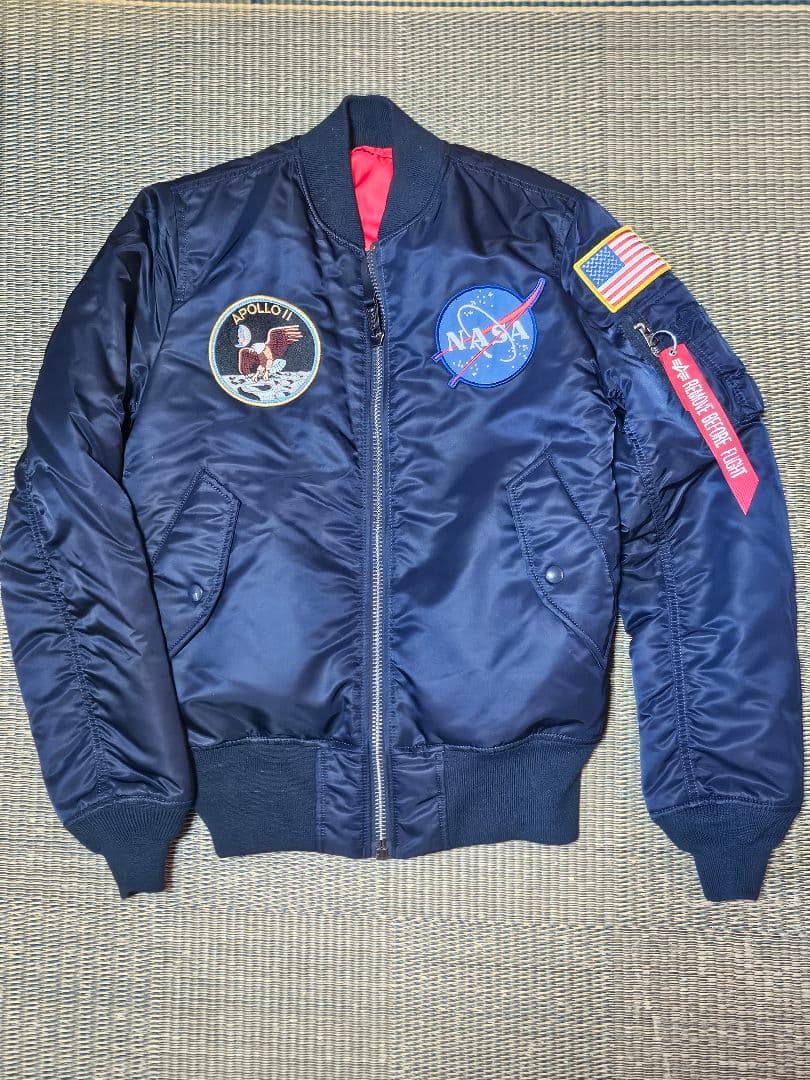 ☆彡　アルファ INDUSTRIES NASA MA-1 フライトジャケット S