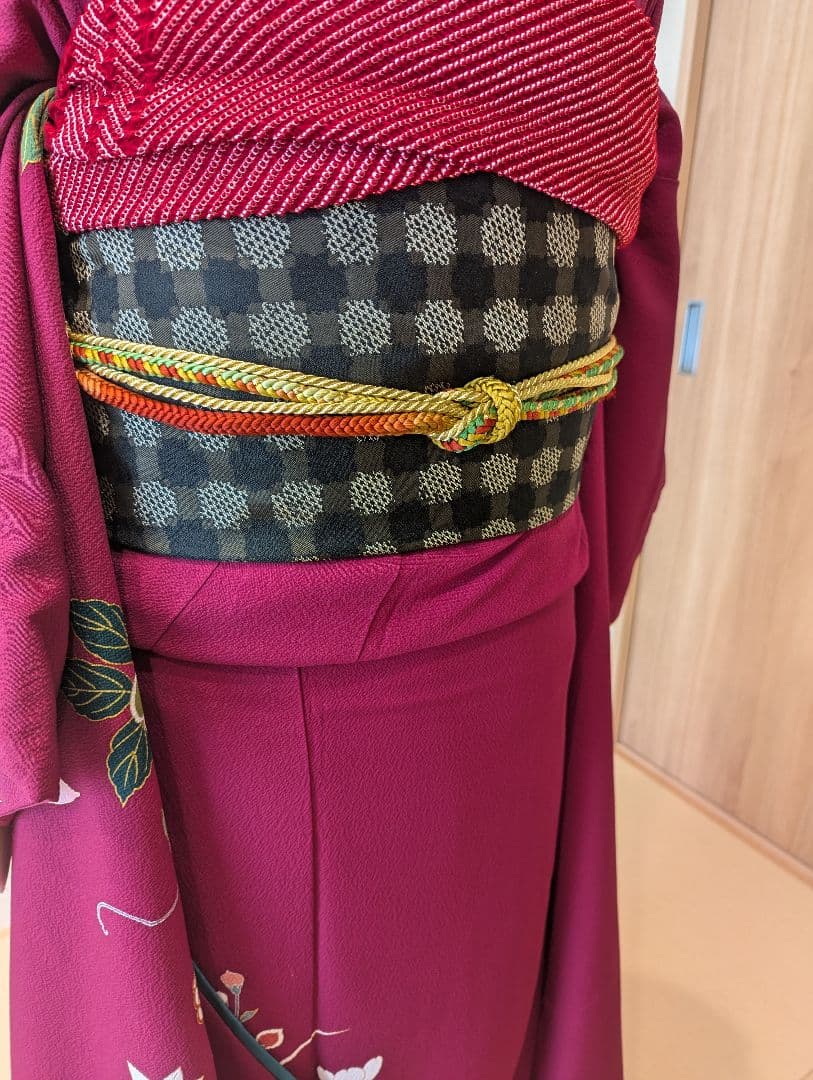 セミアンティーク　振袖　セット　　　洗い済みです　　　結婚式お呼ばれにも