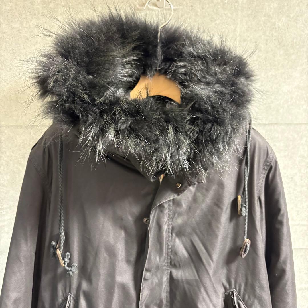 ATTACHMENT アタッチメント モッズコート　ライナー付　ブラック　1
